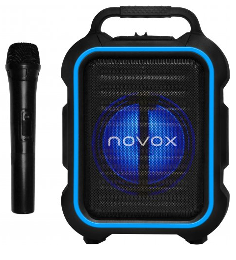 NOVOX MOBILITE BLUE KOLUMNA AKTYWNA USB MP3 BT AKU MIC