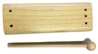 EVER PLAY DP232 WOOD BLOCK SOLID LARGE 19CM