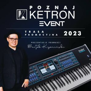 Prezentacja keyboardu KETRON EVENT z Bartkiem Krzemińskim w sklepie muzycznym DEMO!