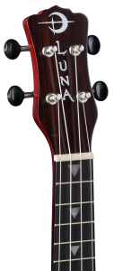 LUNA VINTAGE MAHOGANY RED SATIN UKULELE SOPRANOWE - 3