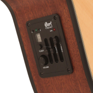 CORT CEC-3 NS GITARA ELEKTROKLASYCZNA Z WĄSKIM GRYFEM - 3