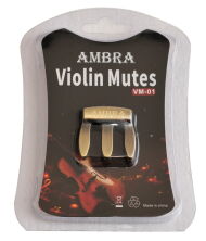 AMBRA VM-01 BRONZE TŁUMIK DO SKRZYPIEC METALOWY BRĄZOWY - 2