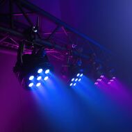 CAMEO ROOT PAR 6 SET 1 ZESTAW 4x FLAT PAR LED 6x12W RGBAW UV 6w1 + PILOT - 4