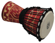 EVER PLAY DA30-8G DJEMBE 30cm BĘBEN DREWNIANY AFRYKAŃSKI + POKROWIEC - 5