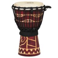 EVER PLAY DA30-8G DJEMBE 30cm BĘBEN DREWNIANY AFRYKAŃSKI + POKROWIEC - 2