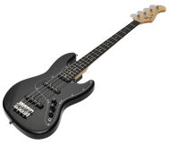 EVER PLAY JB 3/4 BK/BK GITARA BASOWA ZESTAW - 4