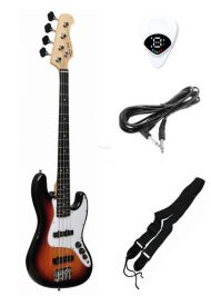 EVER PLAY JB 3/4 SB/WH SUNBURST GITARA BASOWA ZESTAW - 2