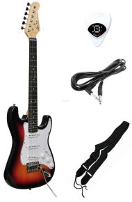 EVER PLAY ST-2 3/4 SB/WH GITARA ELEKTRYCZNA ZESTAW - 2