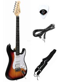 EVER PLAY ST-2 SB/WH GITARA ELEKTRYCZNA ZESTAW - 2