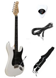 EVER PLAY ST-2 WH/BK GITARA ELEKTRYCZNA ZESTAW - 2