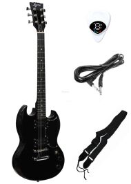 EVER PLAY SG-20 BK GITARA ELEKTRYCZNA ZESTAW - 2