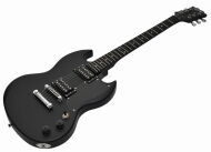 EVER PLAY SG-20 SBK CZARNA MAT GITARA ELEKTRYCZNA ZESTAW - 4