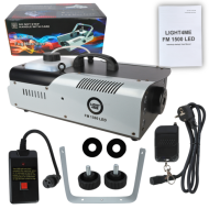 LIGHT4ME FM 1500 LED GENERATOR WYTWORNICA DYMU MGŁY EFEKT 6x1W RGB PILOT KONTROLER ZADYMIARKA - 13