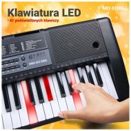 MQ 6136L KEYBOARD ORGANY Z MIKROFONEM DLA DZIECI - 2