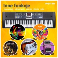 MQ 6136L KEYBOARD ORGANY Z MIKROFONEM DLA DZIECI - 4