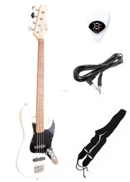 EVER PLAY JB WH/BK GITARA BASOWA ZESTAW - 2