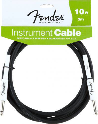 FENDER 10 INST CABLE BLK 099-0820-005