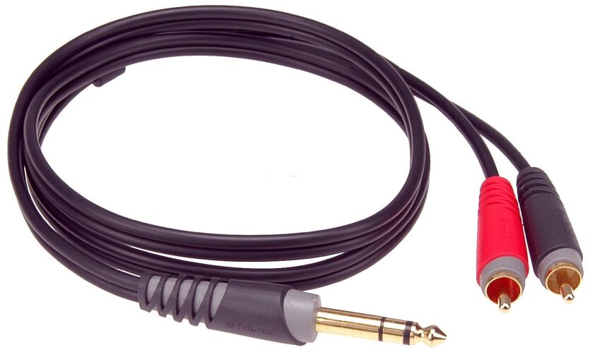 KLOTZ AY3-0200 KABEL 2m JACK/2xRCA