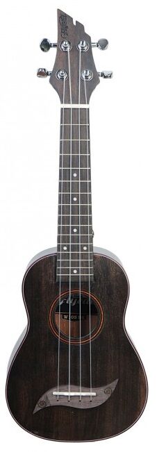 FLYCAT W10S BK WAVE CZARNE UKULELE SOPRANOWE