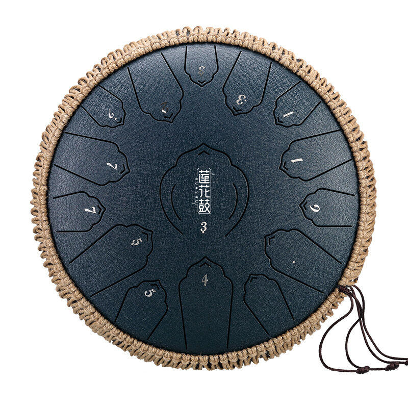 HLURU TWL15-12-NAVYBLUE TONGUE DRUM GRANATOWY TANK HANDPAN