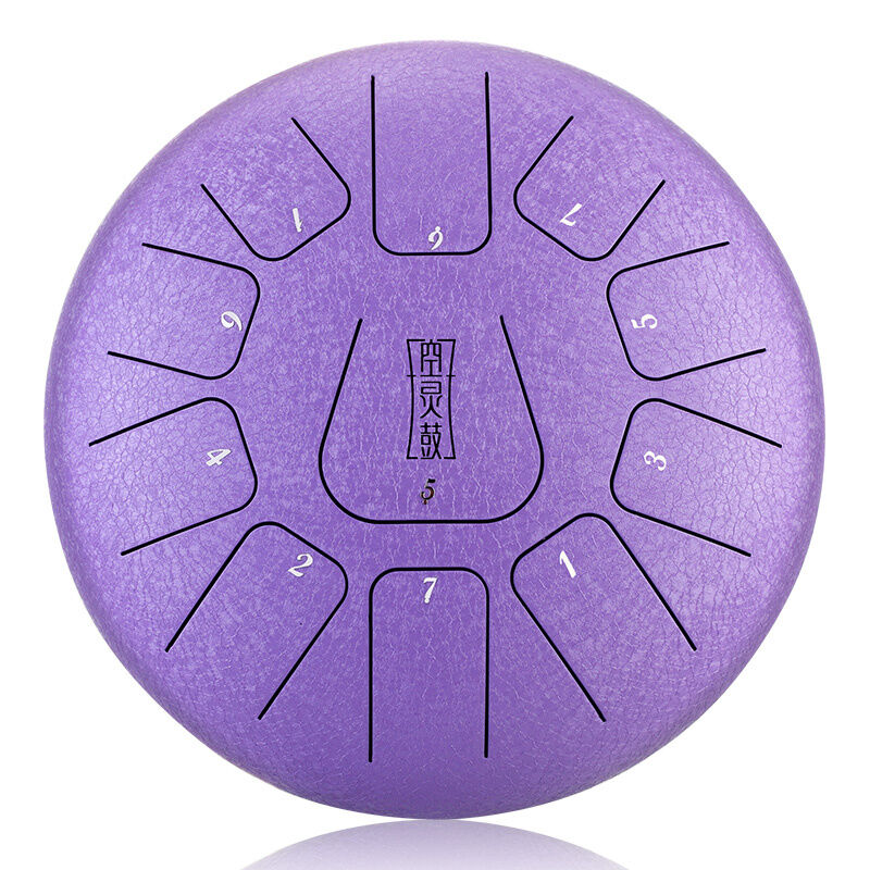 HLURU THF11-10-LAVENDER TONGUE DRUM FIOLETOWY TANK HANDPAN