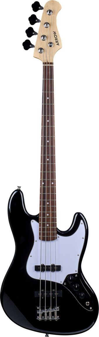 ARROW LOUISIANA 4 BASS ABYSS BLACK ROSEWOOD/WHITE GITARA BASOWA