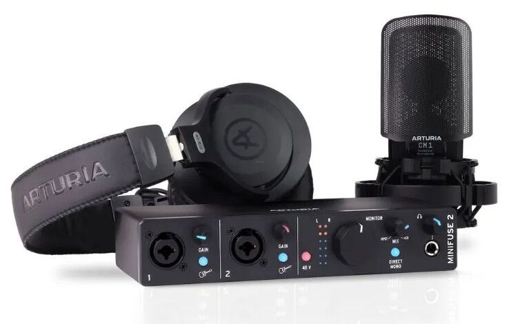 ARTURIA MINIFUSE RECORDING PACK BLACK