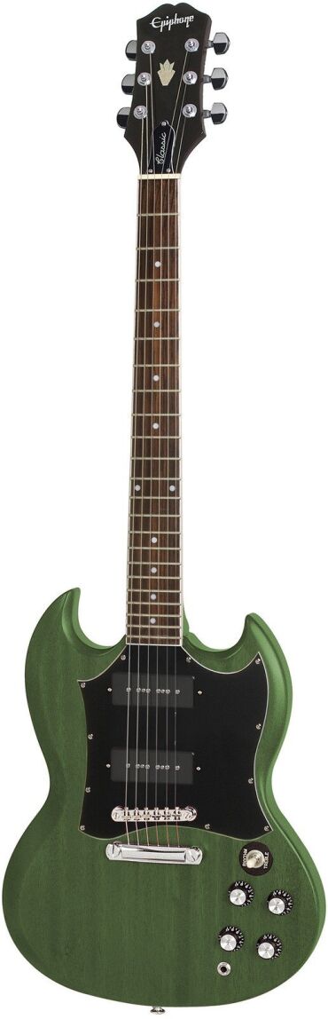Epiphone sg classic worn on sale p90 green