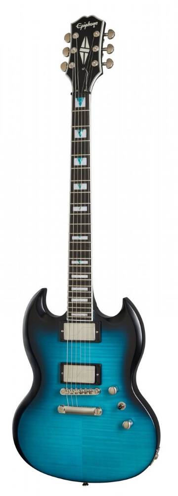 EPIPHONE SG PROPHECY TAB BLUE TIGER AGEDGLOSS