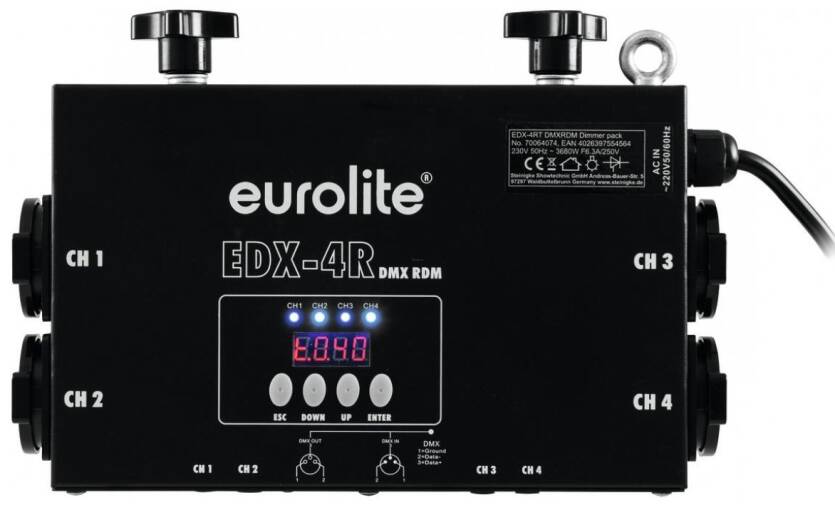 EUROLITE EDX-4RT DMX RDM TRUSS DIMMER PACK