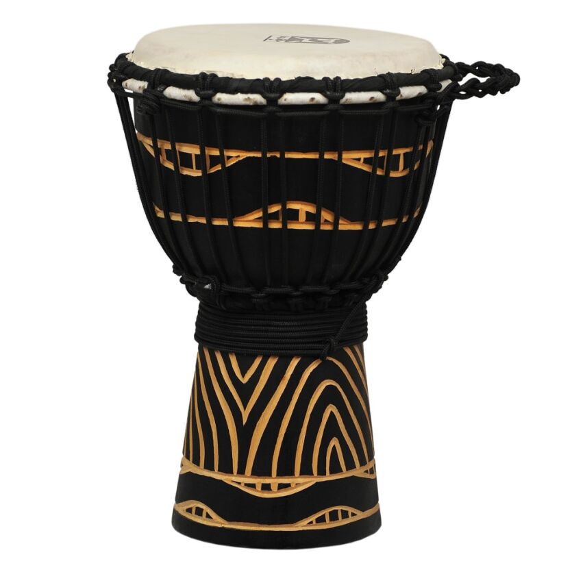 EVER PLAY DA30-7T DJEMBE 30cm BĘBEN DREWNIANY AFRYKAŃSKI + POKROWIEC