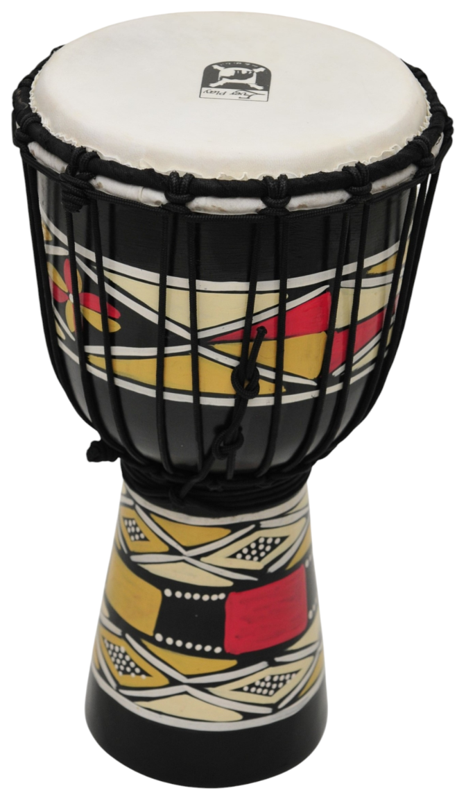 EVER PLAY DJ40ZP-M5 DJEMBE 40cm BĘBEN DREWNIANY AFRYKAŃSKI + POKROWIEC