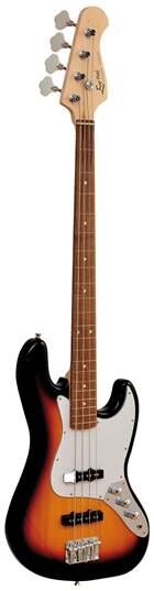 EVER PLAY JB SB/WH GITARA BASOWA ZESTAW