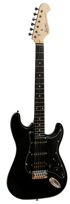 EVER PLAY ST-2 BK/BK GITARA ELEKTRYCZNA ZESTAW