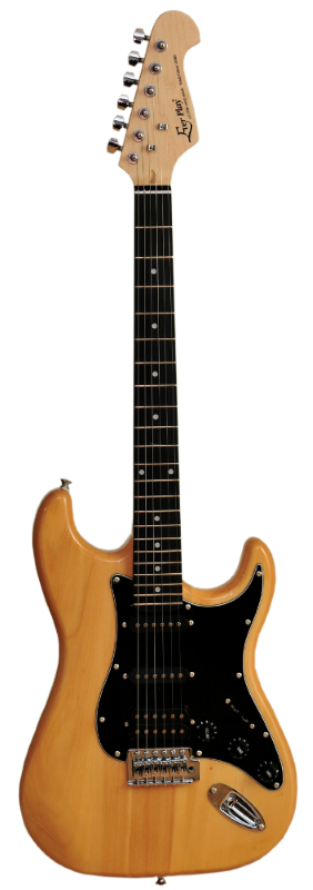 EVER PLAY ST-2 NAT/BK GITARA ELEKTRYCZNA ZESTAW