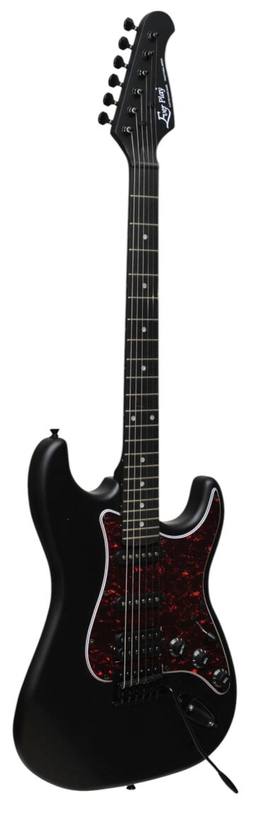 EVER PLAY ST-2 SBK GITARA ELEKTRYCZNA STRAT HSS CZARNA MAT ZESTAW