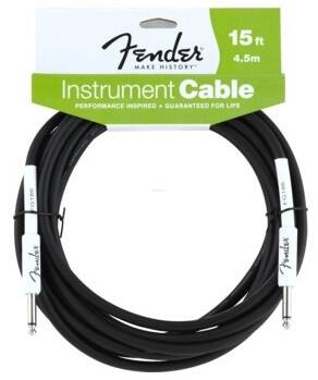 FENDER 15 INST CABLE BLK 099-0820-047