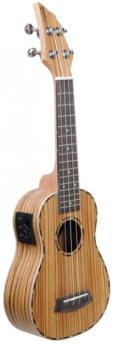 FLYCAT C40S EQ UKULELE SOPRANOWE ZEBRANO Z ELEKTRONIKĄ