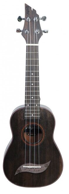 FLYCAT W10C BK WAVE CZARNE UKULELE KONCERTOWE