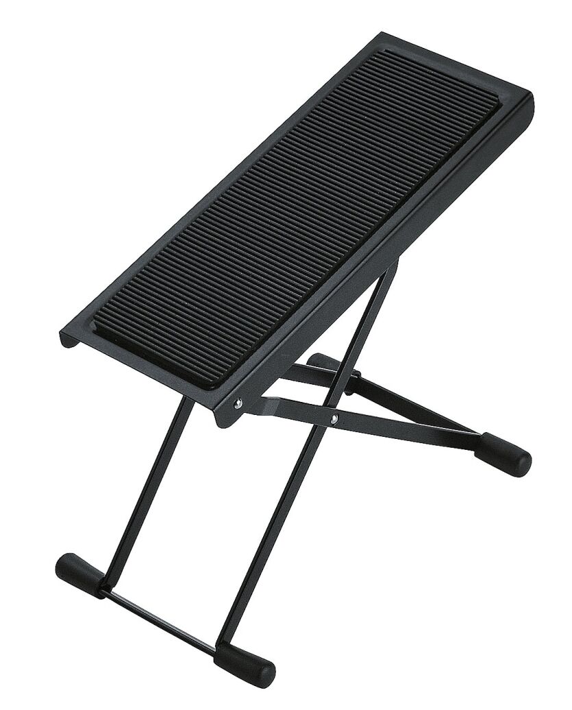 K M 14670-014-55 CZARNY PODNÓŹEK DLA GITARZYSTY