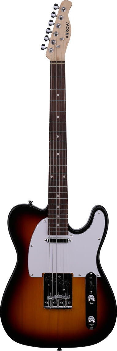 ARROW TELICO TL 11 TOBACCO BURST ROSEWOOD/WHITE GITARA ELEKTRYCZNA