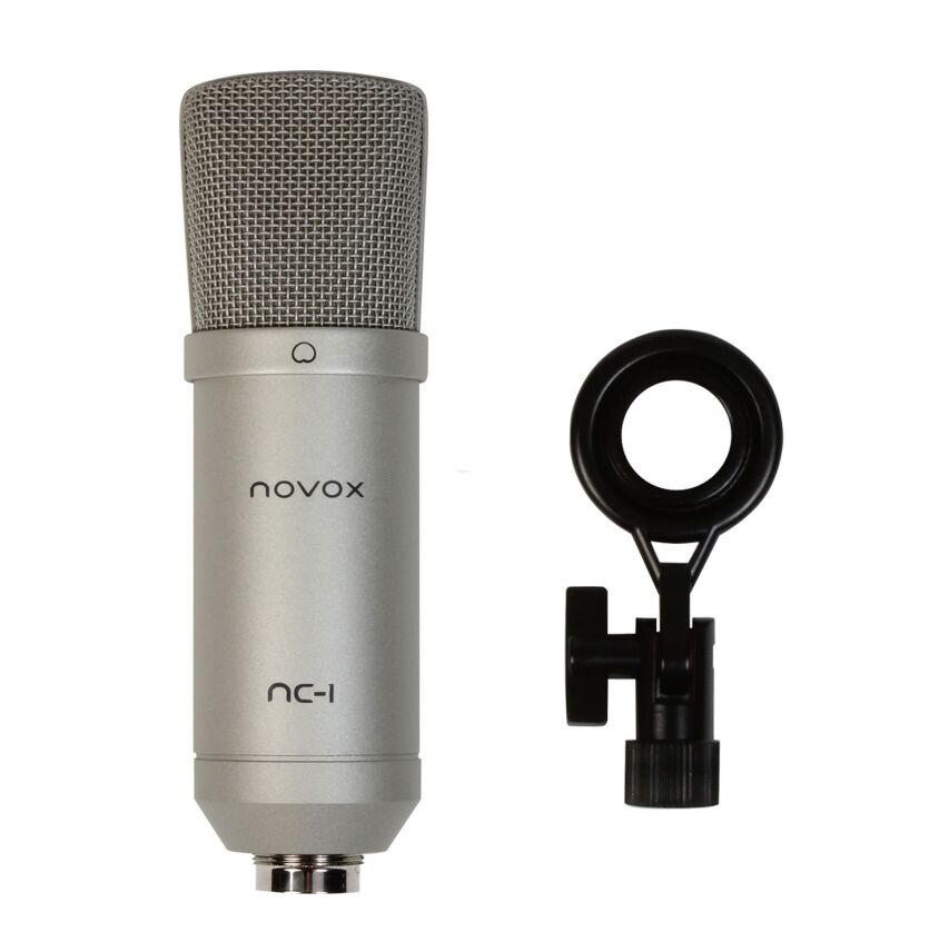 NOVOX NC-1 SILVER MIKROFON POJEMNOŚCIOWY USB