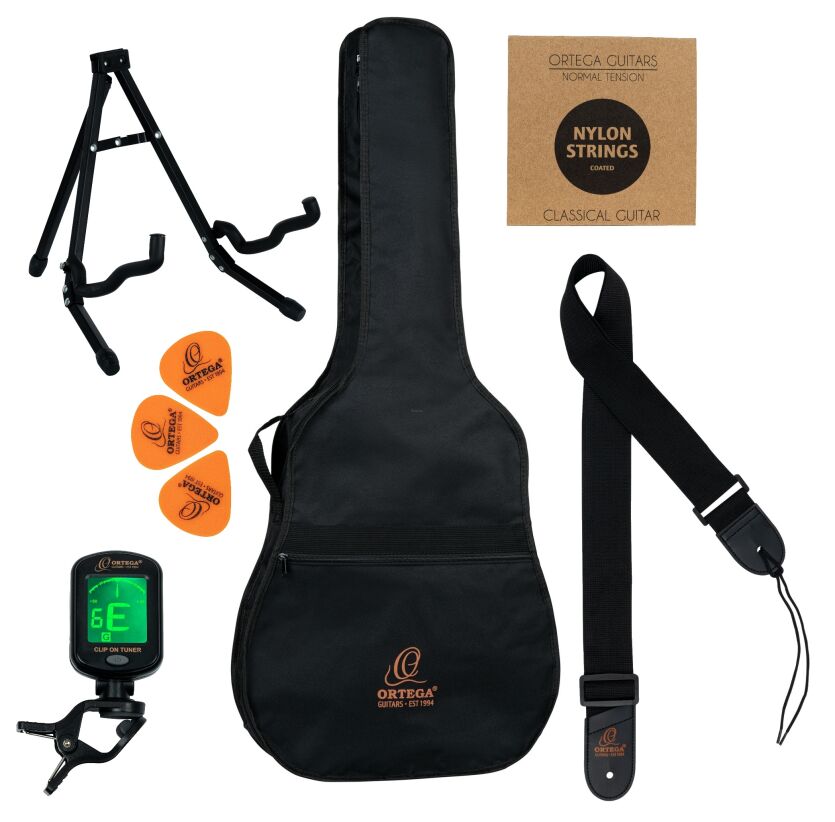 ORTEGA PICKERS PACK 3/4 ZESTAW AKCESORIÓW DO GITARY KLASYCZNEJ