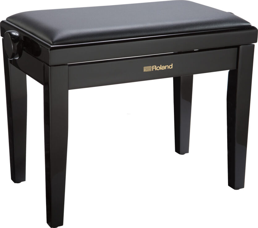 ROLAND RPB-200PE CZARNY POŁYSK ŁAWA PIANINOWA DREWNIANA REGULOWANA