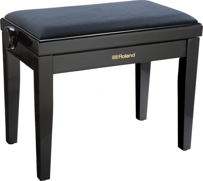 ROLAND RPB-220PE CZARNY POŁYSK ŁAWA PIANINOWA DREWNIANA REGULOWANA