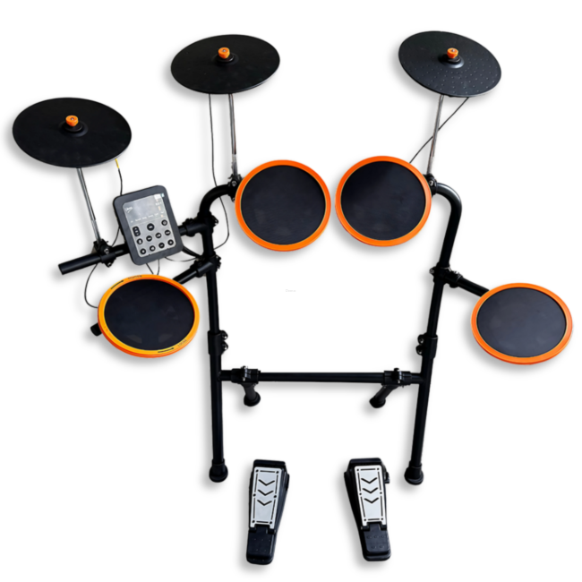V-TONE ED1 PERKUSJA ELEKTRONICZNA PRZENOŚNA USB MIDI AUX WYJŚCIE SŁUCHAWKOWE PAŁKI KLUCZ ZESTAW
