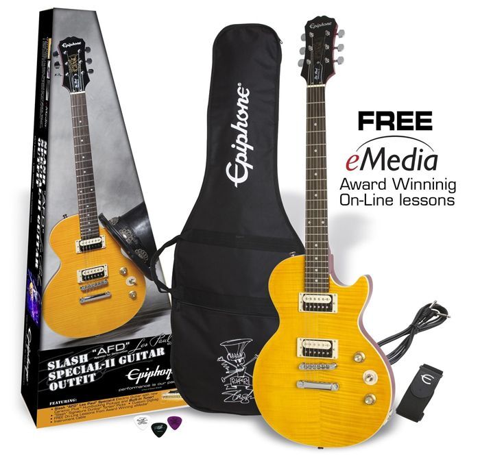 EPIPHONE SLASH AFD LES PAUL SPECIAL II OUTFIT ZESTAW GITAROWY