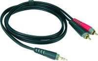 KLOTZ AY7-0100 KABEL 1m MINI JACK/2xRCA