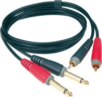 KLOTZ AT-CJ0100 KABEL 1m 2xJACK/2xRCA