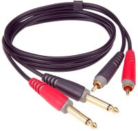 KLOTZ AT-CJ0300 KABEL 3m 2xJACK/2xRCA